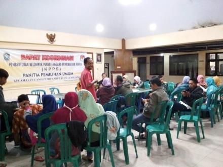 Rapat Koordinasi Pembentukan KPPS kecamatan Candipuro